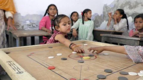Kids playing Stock Photos