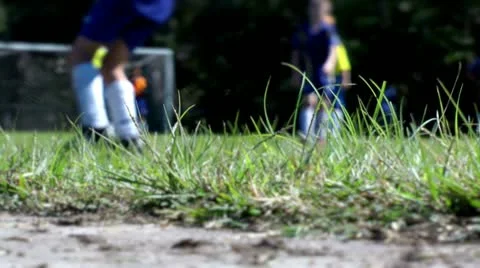 Kids playing soccer. Stock Footage 11009604