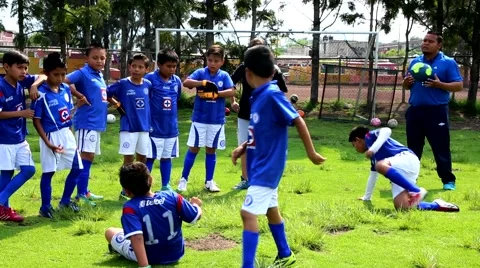 Kids Playing Soccer Stock Footage 65434545