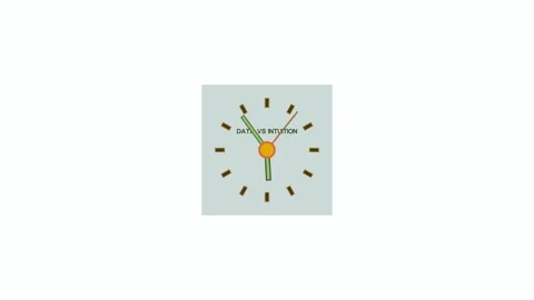 Kids practice telling time using a clock activity at home. They learn how to 動画素材 341662052