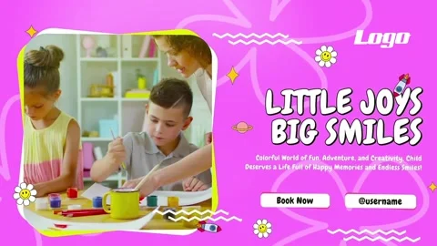 Kids Promo Slideshow Stock After Effects