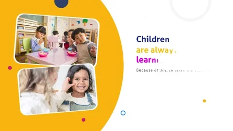 Kids Scenes Slideshow for After Effects After Effects stock