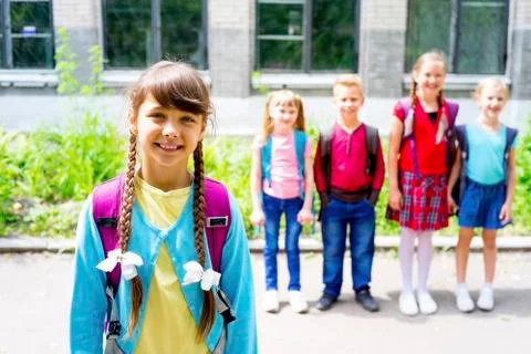 Kids at school Stock Photos