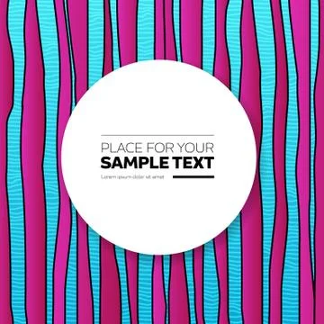 Kids stroke stripes zebra vector background Stockillustratie