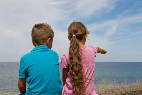 Kids taking a break Stock Photos