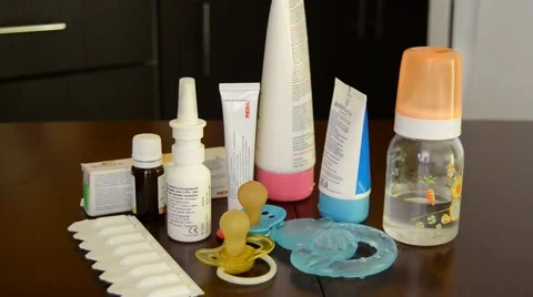 Kids' things Stock Footage 62880418