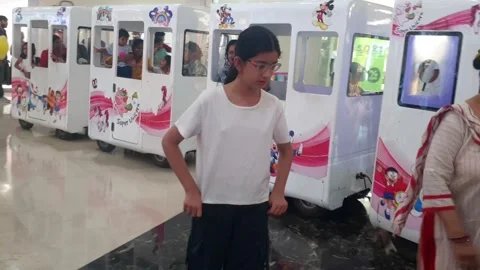 Kids Train Stock Footage 314309996