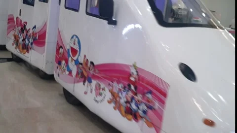 Kids Train Stock Footage 314310048