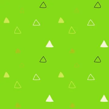 Kids triangular seamless pattern Stock Illustration