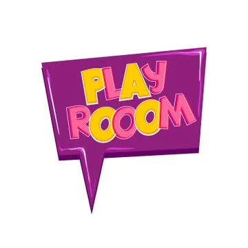 Kids zone comic text badge on splash sticker. Stock Illustration