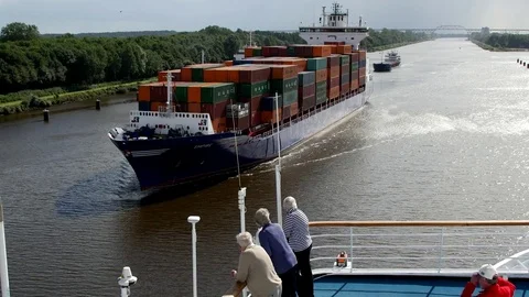 KIEL CANAL 库存影片 84154358