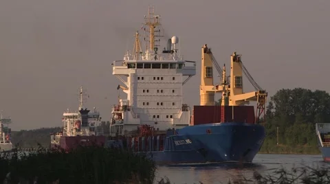 Kiel Channel Video stock 61204750