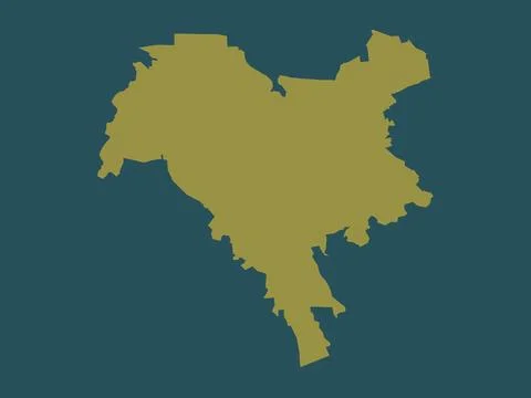 Kiev City, Ukraine. Solid color shape Stock Illustration