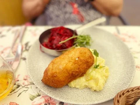 Kiev cutlet Stock Photos