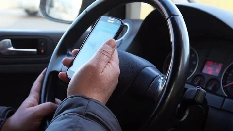 KIEV - DECEMBER 29: The driver at the wheel of the car. Stock-Footage 71243208