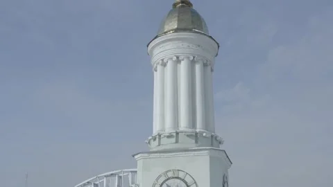 Kiev. Drone video. The big white Ferris wheel. Stock Footage 150953323