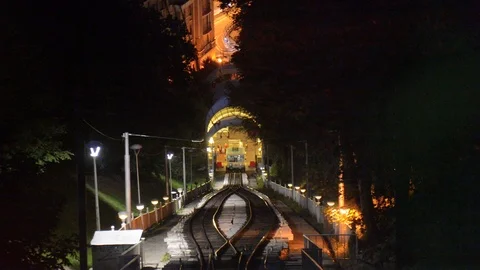The Kiev funicular Stock Footage 91448915