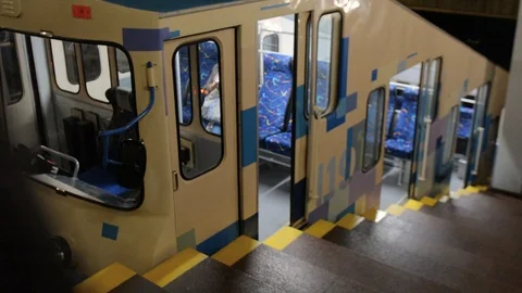The Kiev funicular Stock Footage 91448928