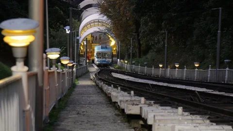 The Kiev funicular Stock Footage 91449022