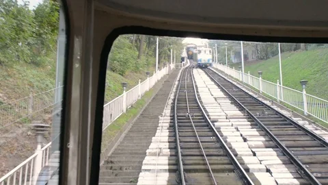 The Kiev funicular Video stock 91449612
