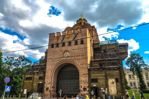 Kiev Golden Gate 01 Stock Photos