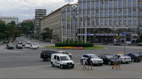 The Kiev Highway. Video stock 92610892