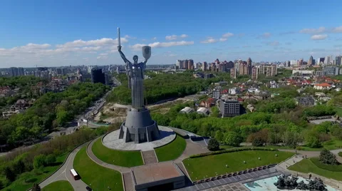 Kiev in May 2016 Monument Video stock 63426641