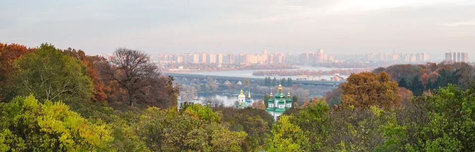 Kiev panorama Stock Illustration