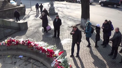 Kiev, revolution Video stock 35568570