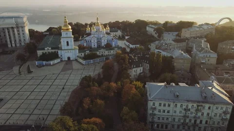Kiev sunset004 Stock Footage 244217794