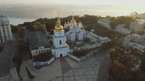 Kiev sunset006 Stock Footage 244218229