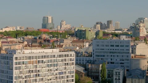 Kiev. Ukraine. Aerial View Stock Footage 89306314