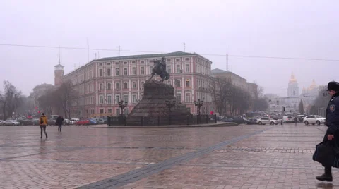 Kiev Ukraine 스톡 동영상 33402802
