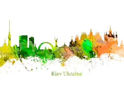 Kiev Ukraine Stock Illustration