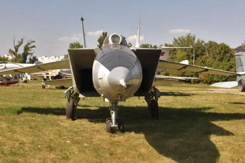 Kiev, Ukraine - July 25, 2015: ENERGY AUTOSHOW in aviation Museum Stock Photos