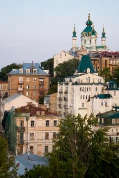 Kiev view from above Stock Photos