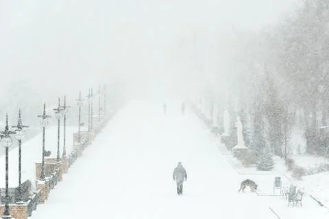 Kiev in the winter Stock Photos