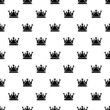 Kievan rus crown pattern vector seamless 스톡 일러스트