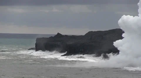 Kilauea , active senior citizen Stock Footage 24192007