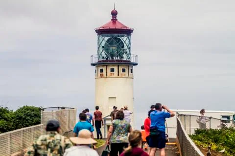 Kilauea Lighthouse Stock Photos