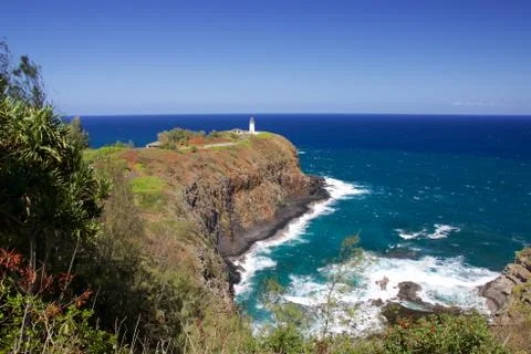 Kilauea Lighthouse Stock Photos