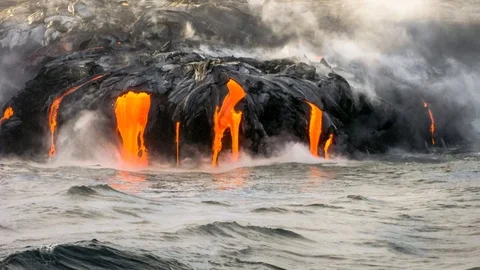 Kilauea Volcano cinemagraph Stock-Footage 116134167
