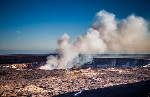 Kilauea Volcano Stockfoto's