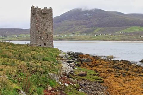 Kildavnet castle - HDR Stock Photos