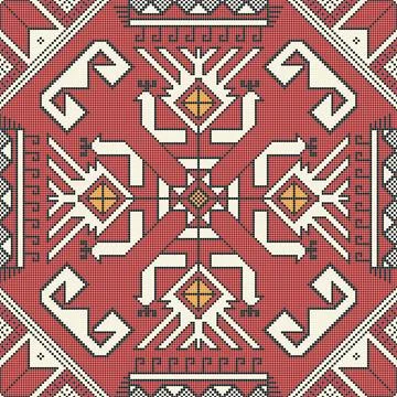 Kilim pattern Illustrazione stock