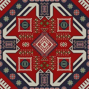 Kilim pattern 스톡 일러스트