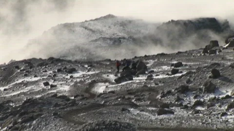 Kilimanjaro first light Stock Footage 626176