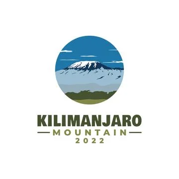 Kilimanjaro Logo Stock Illustration