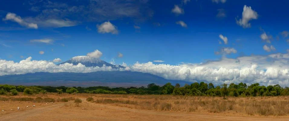 Kilimanjaro Mountain Tanzania Africa Landscape Stock Photos