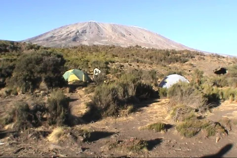 Kilimanjaro Trek Video stock 700628